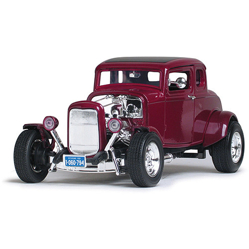 1932 Ford 5-Window Hot Rod - burgundy Main Image