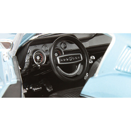 1968 Ford Mustang GT Cobra Jet - blue Alt Image 6