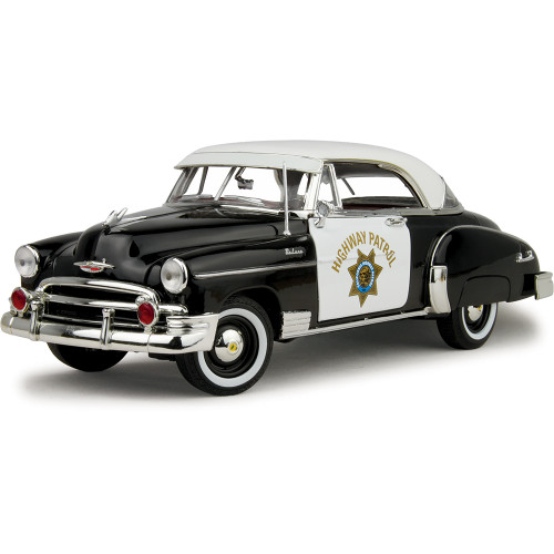 1950 Chevy Bel Air California Highway Patrol Car 1:18 Scale Diecast Model by Motormax Main Image