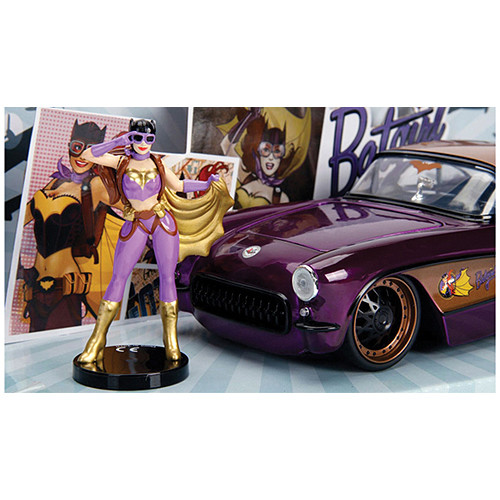Batgirl 1957 Corvette Bombshell Diecast Model | Jada Toys