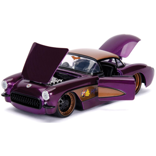 Batgirl 1957 Corvette Bombshell 1:24 Scale Diecast Model by Jada Toys Alt Image 2