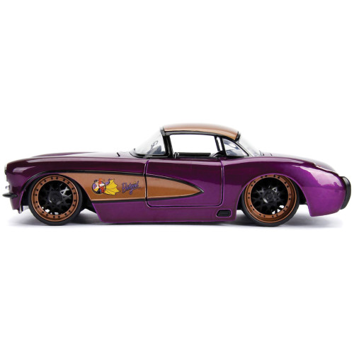 Batgirl 1957 Corvette Bombshell 1:24 Scale Diecast Model by Jada Toys Alt Image 3