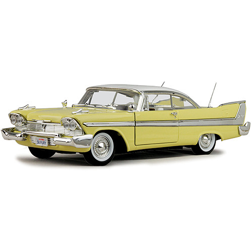 1958 Plymouth Anniversary Fury yellow Diecast Model | Motormax