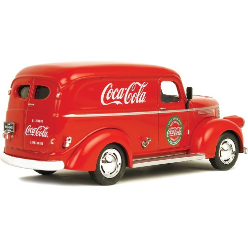 1945 Coca-Cola Chevrolet Delivery Van All Other Scales Scale Diecast Model by Motor City Classics Alt Image 1
