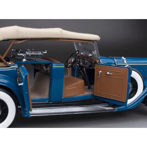 1932 Lincoln KB Top Up - Blue 1:18 Scale Diecast Model by Sunstar Alt Image 4
