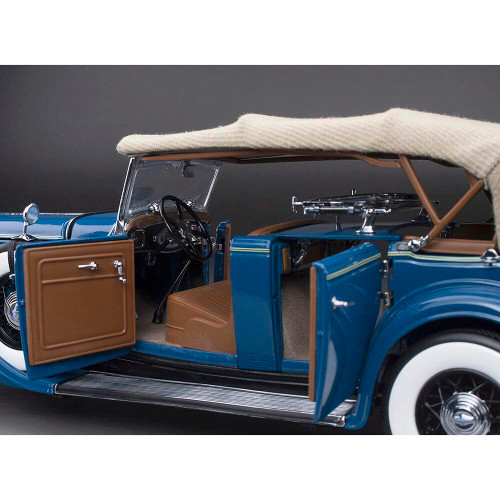 1932 Lincoln KB Top Up - Blue 1:18 Scale Diecast Model by Sunstar Alt Image 5