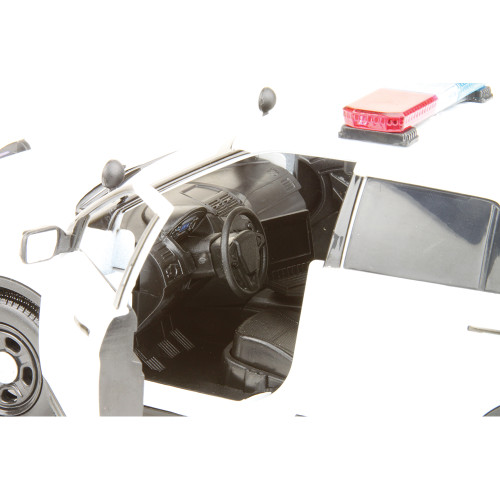 Ford Explorer Light & Sound Interceptor - white 1:18 Scale Diecast Model by Motormax Alt Image 4