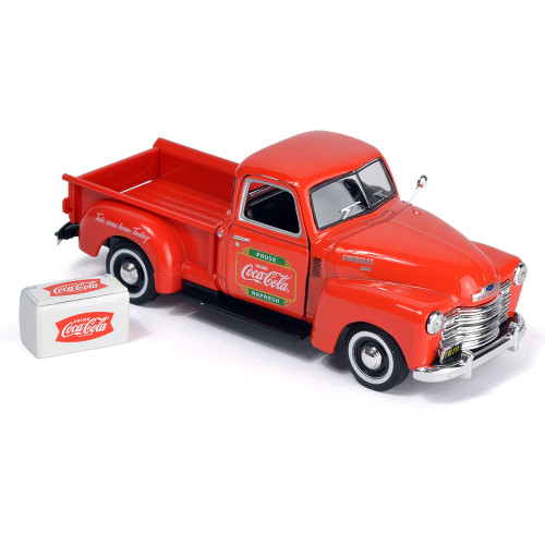 1953 Chevy Coca-Cola Pickup & Cooler 1:43 Scale Diecast Model by Motor City Classics Alt Image 3