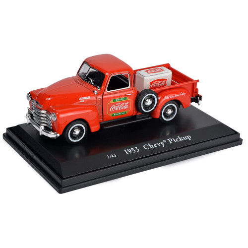 1953 Chevy Coca-Cola Pickup & Cooler 1:43 Scale Diecast Model by Motor City Classics Alt Image 7