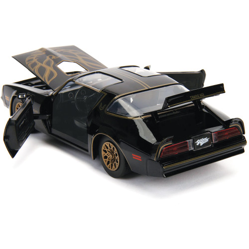 Smokey & the Bandit 1977 Trans Am & Commemorative Metal Plaque 1:24 Scale Diecast Model Car by Jada Toys Alt Image 1
