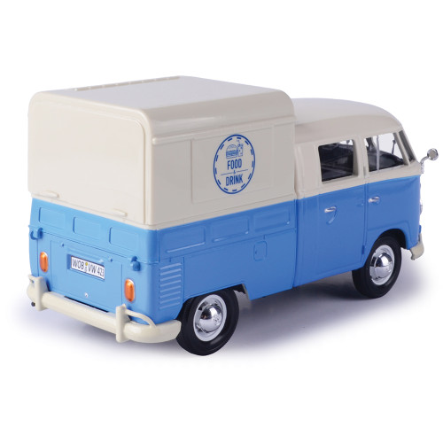 Volkswagen T1 Food Truck 1:24 Scale Diecast Model Truck by Motormax Alt Image 2
