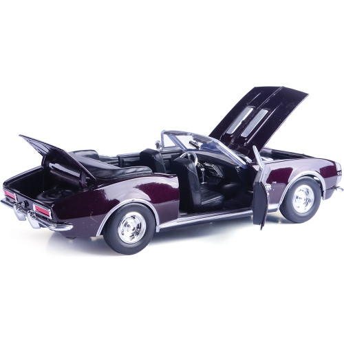 1967 Chevy Camaro SS Convertible Burgundy Diecast Model Car | Motormax