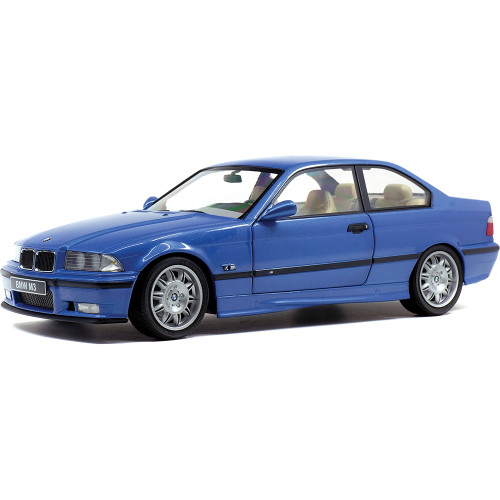 1990 BMW E36 Coupe M3 - Bleu Estoril 1:18 Scale Diecast Model Car by Solido Main Image