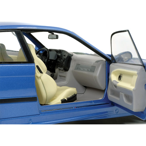 1990 BMW E36 Coupe M3 - Bleu Estoril 1:18 Scale Diecast Model Car by Solido Alt Image 3