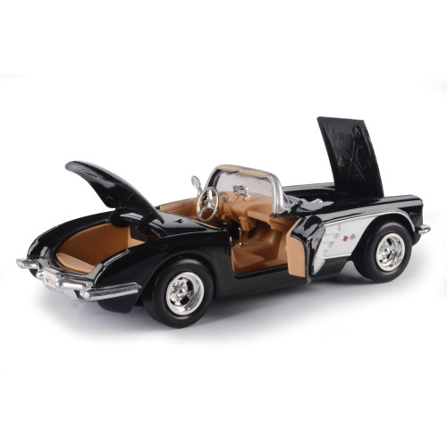 1959 Corvette Black Diecast Model Car | Motormax