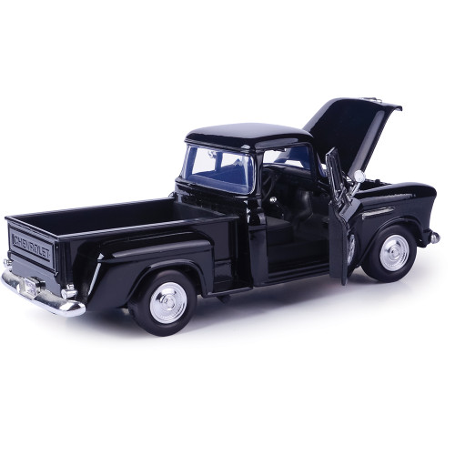 1955 Chevy Stepside V8 1:24 Scale Diecast Model Truck by Motormax Alt Image 1