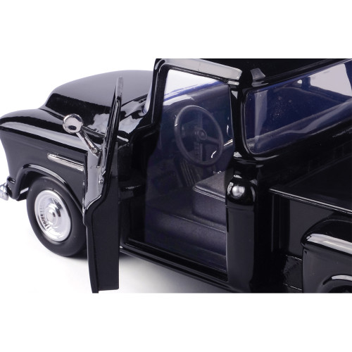 1955 Chevy Stepside V8 1:24 Scale Diecast Model Truck by Motormax Alt Image 4