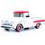 1958 Chevy Apache Fleetline Pickup White & Red Main Image