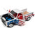 1980 Dodge Stepside Patriotic Pickup - Red White & Blue 1:18 Scale Diecast Model by Auto World Alt Image 2