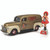 1951 GMC Delivery Truck Miller High Life w/Resin Miller Girl Figure - Metallic Gold & Tan 1:25 Scale Diecast Model by Auto World Main Image