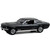1968 Ford Mustang Coupe He Country Special - 1:18 Bill Goodro Ford Denver Colorado - Stealth Black 1:18 Scale Diecast Model by Greenlight Main Image