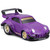 1995 Porsche 911 993 (RWB Twin Turbo) - Purple 1:64 Scale Diecast Model by Muscle Machines Main Image