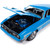 1972 Ford Mustang Mach 1 - Grabber Blue 1:18 Scale Diecast Model by American Muscle - Ertl Alt Image 3