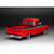 1965 Ford F-100 Custom Cab Pickup - Red & Black 1:18 Scale Diecast Model by Sunstar Alt Image 7