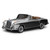 1960 Mercedes 220 SE Cabriolet - Silver & Black Top Up 1:18 Scale Diecast Model by Sunstar Main Image