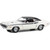 1971 Dodge Challenger R/T - Bright White with Black Interior and Red Plaid Seats 1:18 Scale Diecast Model by Greenlight Main Image