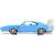 1969 Dodge Charger Daytona - Sky Blue BTM 1:24 Scale Diecast Model by Jada Toys Alt Image 1