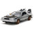 Back to the Future DeLorean Time Machine with Rail Wheels 1:24 Scale Diecast Model by Jada Toys Main Image