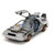 Back to the Future DeLorean Time Machine with Rail Wheels 1:24 Scale Diecast Model by Jada Toys Alt Image 7