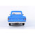 1972 Ford F-100 Pickup - Blue 1:24 Scale Diecast Model by Motormax Alt Image 3
