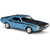 1970 Dodge Challenger T/A - Blue 1:24 Scale Diecast Model by Welly Main Image