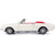 James Bond - 1964 1/2 Ford Goldfinger Mustang - White 1:18 Scale Diecast Model by Motormax Alt Image 1