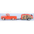 1958 Chevy Apache Fleetline Pickup & House Trailer - Red 1:24 Scale Diecast Model by Motormax Alt Image 1