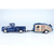 1956 Ford F-100 Stepside Pickup & House Trailer - Blue 1:24 Scale Diecast Model by Motormax Alt Image 1