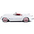 1954 Corvette Convertible - Exclusive Polo White 1:18 Scale Diecast Model by American Muscle - Ertl Alt Image 2