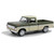 1969 Ford F-100 Pickup - Two-tone Olive & Cream 1:24 Scale Diecast Model by Motormax Main Image