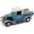 1929 Ford Model A (Projects in Progress) - Aqua w/Gray Roof 1:64 Scale Diecast Model by Johnny Lightning Main Image