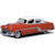 1954 Pontiac Chieftain 4-Door Sedan - Coral Red / Winter White 1:87 Scale Diecast Model by Oxford Diecast Main Image