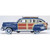 1942 Chrysler Town & Country Woody Wagon - South Sea Blue 1:87 Scale Diecast Model by Oxford Diecast Alt Image 1