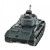 Remote Control German WWII Panther Tank - Gray w/Airsoft Cannon 1:18 Scale Diecast Model by CIS Associates Alt Image 3