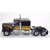 Kenworth W900 Sleeper Cab - Black/Gold 1:18 Scale Diecast Model by KK Scale Models Alt Image 1