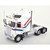 1976 Kenworth K100 Bullnose Aerodyne Sleeper Cab - White/Red/Blue 1:18 Scale Diecast Model by KK Scale Models Alt Image 6