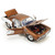 1971 Plymouth Cuda - Tahitian Walnut Metallic 1:18 Scale Diecast Model by Acme Alt Image 1