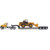 Cat CT681 Day Cab Tractor Lowboy Trailer & Caterpillar 950G Wheel Loader 1:87 Scale Diecast Construction Model by Diecast Masters Alt Image 3