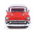 1957 Chevrolet Bel Air Sedan - Matador Red and India Ivory 1:64 Scale Diecast Model Car by IXO Models Alt Image 1
