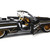 1961 Chevrolet Impala Open Convertible Lowrider - Black 1:18 Scale Diecast Model Car by Sunstar Alt Image 5